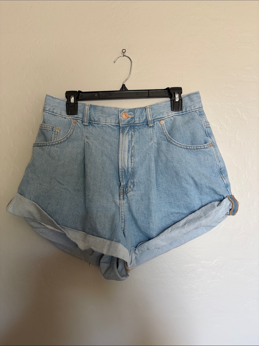 We The Free Danni High-Waist Denim Shorts